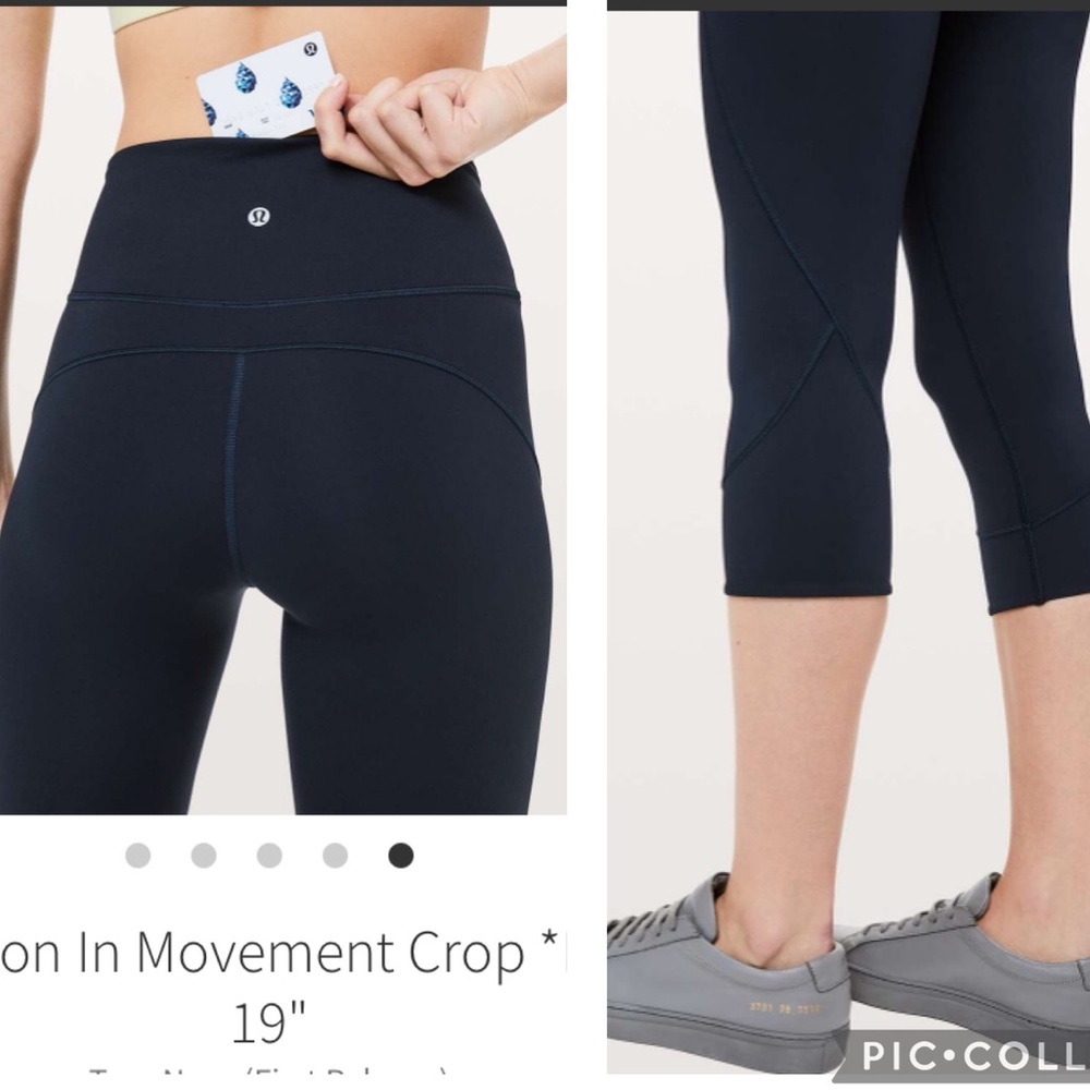 Lululemon In Movement Crop Capri - Picture 2 of 15